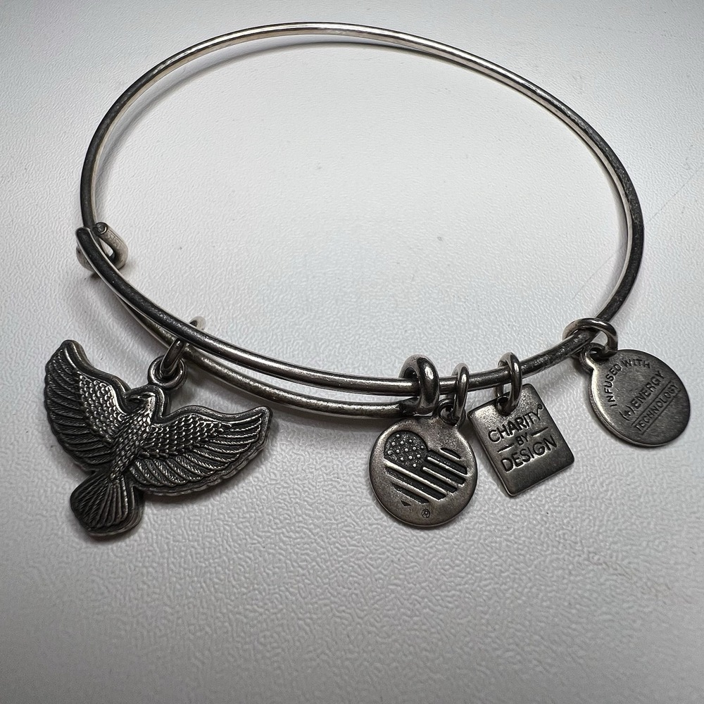 Alex and Ani Charity by Design Bracelet - Team‎ Red, White, & Blue Retired VTG